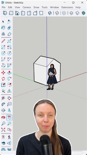 3D modelio rakursai, judėjimas orbitoje: orbitavimas