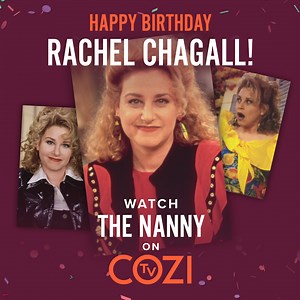 Happy COZI TV Birthday to Rachel Chagall (aka Fran Fine's best friend Val Toriello)! What's a bestie for if not for fashion consulting, dating advice, and kvetching? Val did it the best. Catch her every weeknight on The Nanny at 11PM/10C on COZI TV! Fran Drescher | Cozi TV