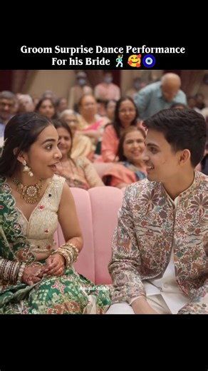 groom Surprise His Bride 🧿🕺💫 #groomdance #bridesuprise #surprisedance #couplegoal #shorts #viral