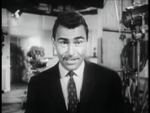 "THE TWILIGHT ZONE - ROD SERLING: Twilight Zone sales pitch" - (1959)