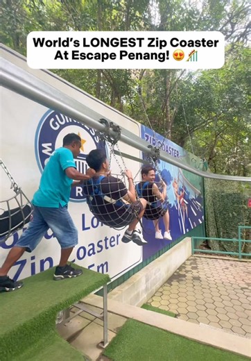 Explore the World’s Longest Zip Coaster at ESCAPE Penang