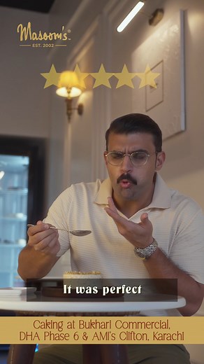 Wondering what @Mystapaki thinks of Masoom’s? Order Online: www.masooms.co For Takeaway & Delivery: Call or WhatsApp: 0307 6276667 📍 Location: https://maps.app.goo.gl/bEp4ygBa4urKSWfm6 Address: Bukhari Commercial Lane 5, Phase 6 DHA, Karachi. & Amis Super Market, Cosmic Tower, Block 8, Clifton Karachi. 📍https://maps.app.goo.gl/mschuexnFbuvZESd9 #masooms #cakeyourday #masoomsbakery #masoomsmagic #masoomskarachi #grandopening #masoomsatbukhari #masoomsnewoutlet | Masoom's
