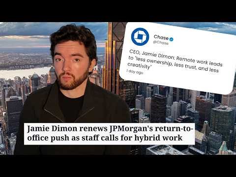 CEO Jamie Dimon Blasts Remote Work & Employees Take Action
