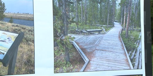 Proposed boardwalk along Half Moon Lake