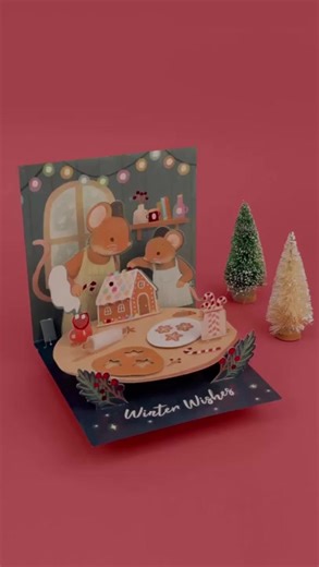 Surprise them with a pop-up greeting card this season! | Up With Paper