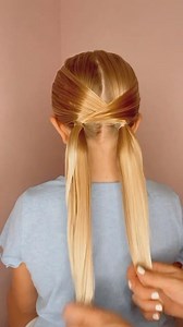 EASIEST PULLED BACK HAIRSTYLE 🩷 #hairstyles #hairtutorial | Mom Generations