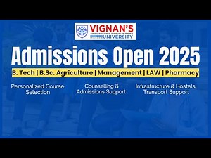 Study at Vignan University. 🌍 Here's a simple, student-friendly guide | #vignanuniversity