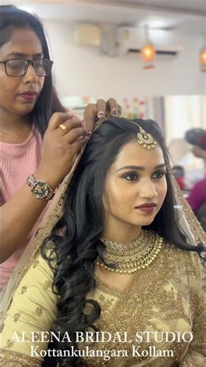 Muslim Bride ❤️ #muslimbrides #hairstyle #muslimbridalmakeup