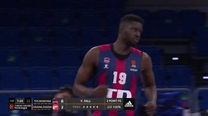 20 pts | 6 reb Youssoupha Fall was BIG in more ways than one for Baskonia 💪 | EuroLeague