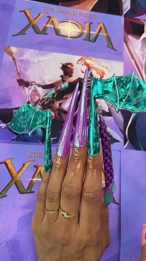 ASMR ASMR ASMR with Satisfying Nail Removal 💧 Say Goodbye to these XXXL Stiletto nails that have flying