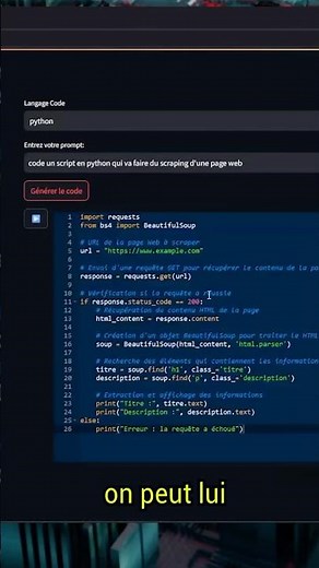🔥 Coder sans clavier ?! Un système qui génère et corrige son propre code ! 🤯💻
