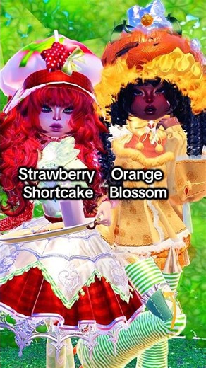 Turning strawberry shortcake characters into dti… #dti #robloxfyp #dresstoimpress #strawberrycake