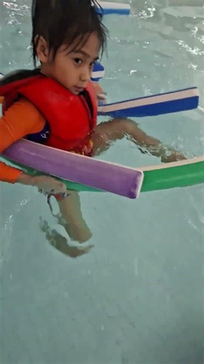 FUN AT THE POOL WITH MON