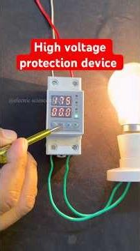 High voltage protection device install #short #shorts ‪@electricsciencetrick‬ ￼