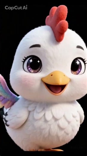 Cute Baby Chick Walks & Looks Back 🐥💛 (Relaxing Loop)