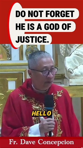 DO NOT FORGET, HE IS A GOD OF JUSTICE