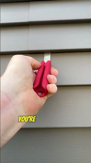 How to Replace Damaged Vinyl Siding in the Middle of a Wall (Easy $6 Tool)