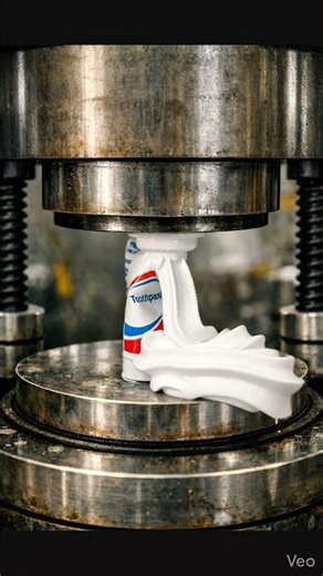 What Happens When Toothpaste Gets Crushed? 😳