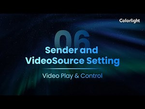 LEDVision - EP06 Sender and VideoSource Setting