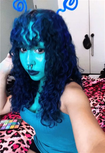 Alien Makeup: Good Guy Crewmate on Spaceship