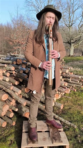 B 432hz sapele flute sound sample. #flute #woodscraft #432hz #woodworking #nature #music