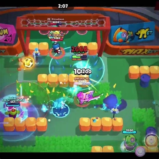 Chuck After This Update 🗿🔥 #icefox #brawlstars #highlights #trickshots #kill