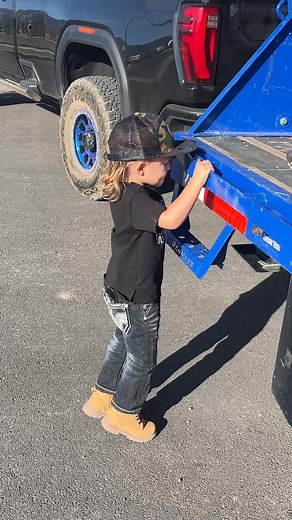 We've got a future gearhead in the making! The Blueprint Motorsports shop truck is nearly finished, and the countdown's on with under 24 hours till we roll out. | Robby Layton Nation