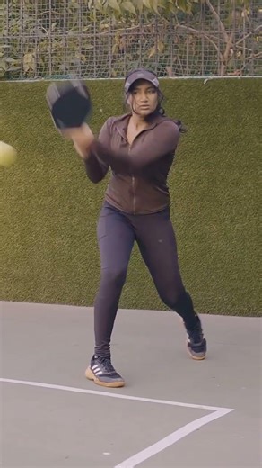 Introducing SriNithya Muppiri Pickle Ball Intermediate Player. All set to Rule the court.