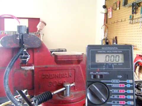 1995 Nissan Hardbody VSS Vehicle Speed Sensor Test 2WD 4 cyl