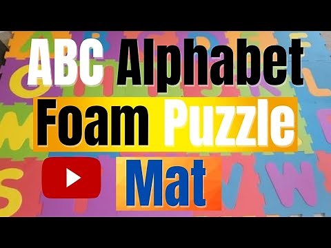ABC Alphabet Foam Puzzle Mat!!! ABC Floor Mat!!