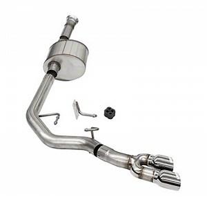 Corsa Performance F-150 Xtreme Single Exhaust System with Polished Tips; Middle Side Exit T570971 (21-26 5.0L F-150, Excluding Tremor) - Free Shipping