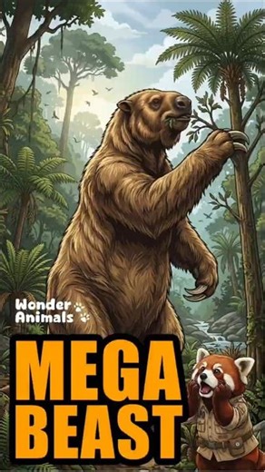 This Sloth Weighed Like a CAR #animals #prehistoric