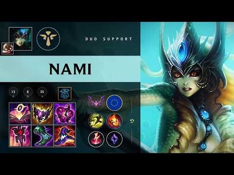 Nami Support vs Pyke - EUW Master Patch 26.08