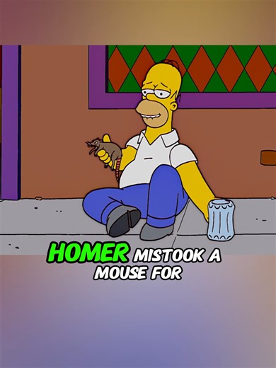 Homer mistook a mouse for a remote control#cartoon #thesimpsons #foryoupage❤️ #usa #fyp #fypシ