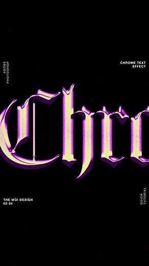 Ülkü Karakaya on Instagram: "Adobe Photoshop’ta 'Chrome Text Effect' yapıyoruz 🔥😍 • Daha sonra kullanmak için videoyu kaydetmeyi, beğenmeyi ve beni takip etmeyi unutmayın ❤️ ___________________ #adobephotoshop #adobe #adobephotoshoptutorial #graphicdesign #creative #design #designtutorial #photoshop #photoshoptutorial #tutorial #chrome #text #effect #chrometext #texteffect #texteffects #quick #tips #tricks #photoshoptips #photoshopart"