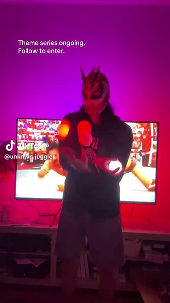 Freestyle LED juggling to The Miz’s “I Came to Play” entrance theme. Theme #13. #themiz #icametoplay #wwe #wweentrance #wrestlingtiktok #wwetiktok #ledjuggling #freestylejuggling #unknwn #prowrestling