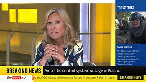 55K views · 245 reactions | BREAKING: An air traffic control system outage in Poland is being investigated, according to the Polish Interior Ministry spokesperson. https://trib.al/kdXA2Dr  Sky 501, Virgin 602, Freeview 233 and YouTube | Sky News | Facebook