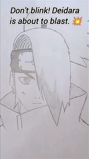Deidara: Art is an EXPLOSION! 💥 #Shorts #Naruto
