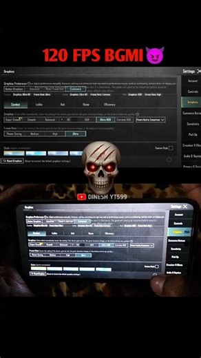 infinix gt 20 pro bgmi graphics 120😈 fps#bgmi120fps #infinixgt30pro #gaming