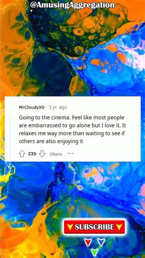 Whats your go to Alone time activity?