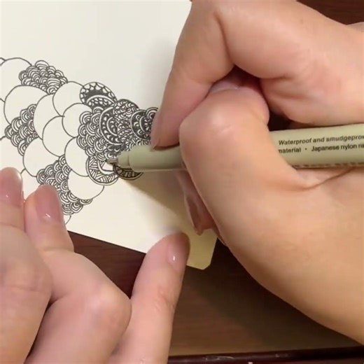 Basic Zentangle Drawing Patterns Beginners 禪繞畫基礎圖形練習
