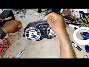 Operation and connections of Empire motorcycle clocks, speedometer and tachometer.