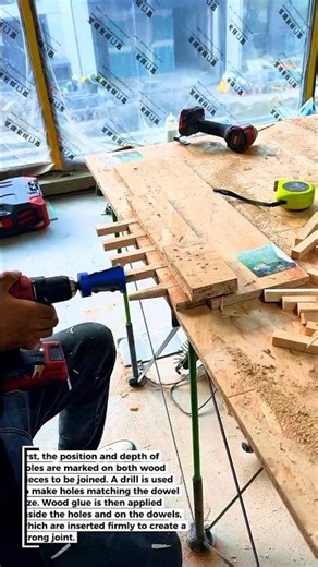 Making Wooden Dowel Joints with a Cordless Drill!