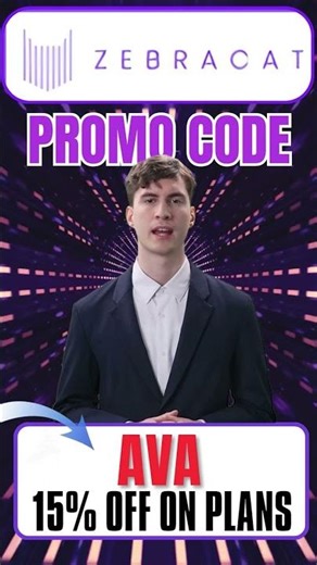 Zebracat.ai Promo Code "AVA" | Get 15% Off AI Subscription Plan