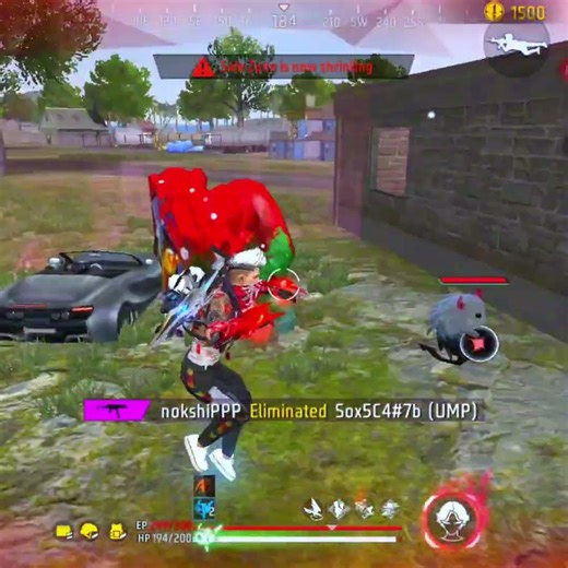 CAR KILLER - Garena Free Fire max #shorts #freefire #youtubeshorts