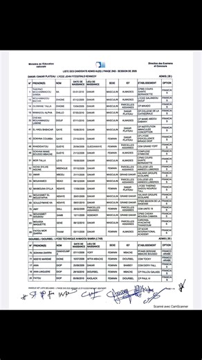 7.4K views · 67 reactions | Admission au concours d'entrée en classe de Seconde Décision n°30 0C1. 2025+037 070 portant admission au concours d'entrée en classe de Seconde des Lycées Nation-Armée pour la Qualité et l'Equité (LYNAQE), pour l'année scolaire 2025-2026 Khady Ndiaye, Chargée de Communication de l'IA de Dakar #LYNAQE | IA DAKAR | Facebook