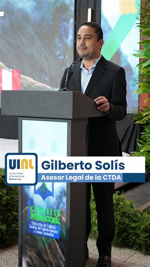 UINL Panamá | Carreras 100% Virtuales on Instagram: "Entrevista con el Lic. Gilberto Solís, Asesor Legal de la Comisión Técnica de Desarrollo Académico de Panamá en el I Congreso Internacional de Educación, Gestión del Talento Humano y Turismo Sostenible. 📚✨ Hablamos sobre el compromiso de la CTDA con la calidad educativa y el impacto regional en Chiriquí. @ctdapma #CongresoInternacionalUINL #EducaciónDeCalidad #UINL #Chiriquí"