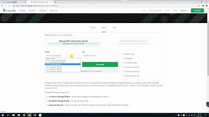 mongoDB下载安装教程