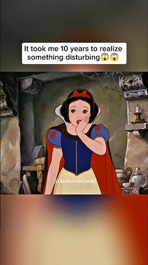 The Dark Truth About Snowwhite's Ending😱😱 #shorts #snowwhite #disney #disneyplus #eastereggs