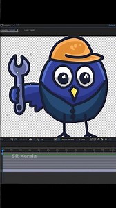 Animating a Funny character🐤 with After effects🔥. Unity game development process. flappy pipe 2D